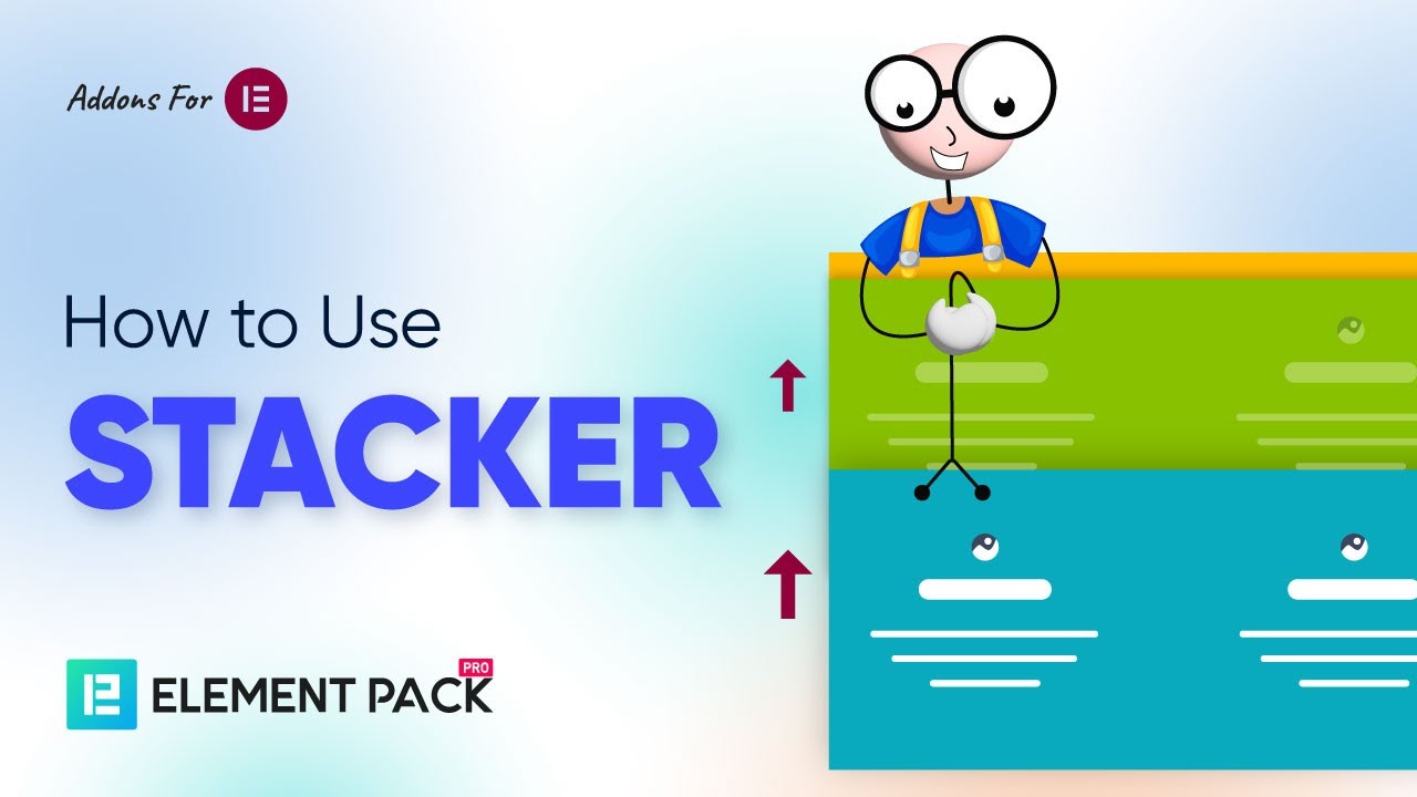 How To Use Stacker Widget By Element Pack Pro | Best Elementor Addon