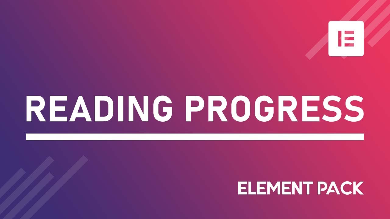 How to Use Reading Progress Widget by Element Pack