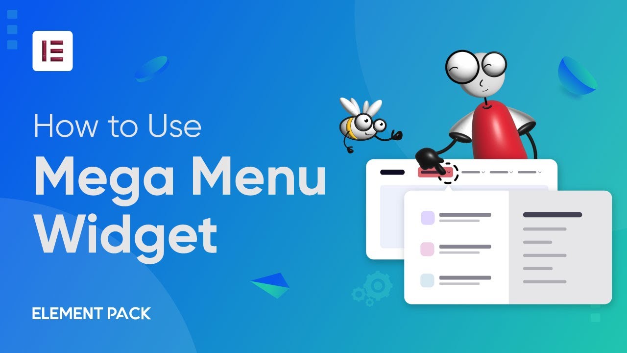 How to Use Mega Menu Widget by Element Pack Pro in Elementor | Best Addon | BdThemes