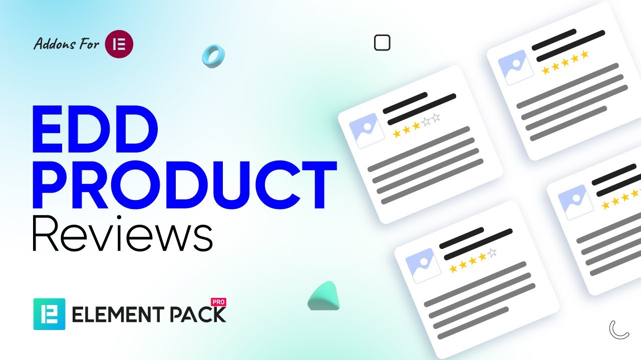 How to Use EDD Product Reviews | Best Elementor Addons for WordPress