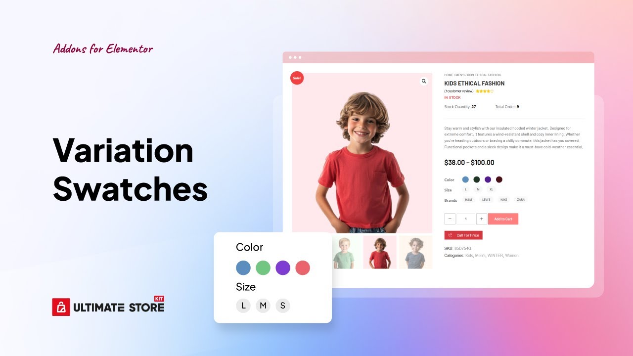Upgrade WooCommerce Product Options with Variation Swatches | Ultimate Store Kit Tutorial