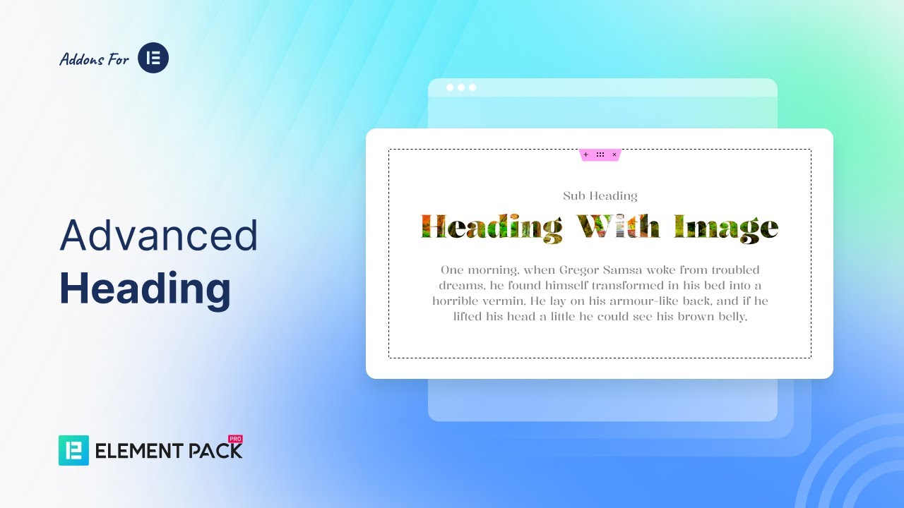 How to Use Advanced Heading Widget by Element Pack