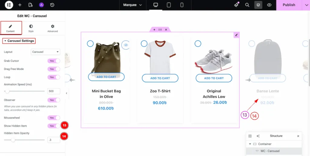carousel settings 4 - BdThemes