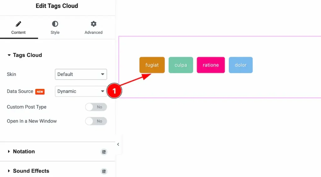 Data Source Type- Dynamic