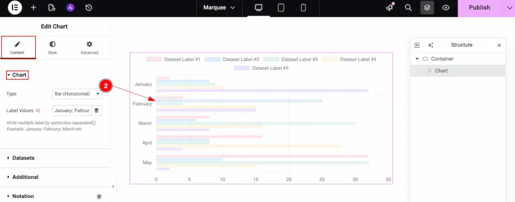 Type bar horizontal 2 - BdThemes