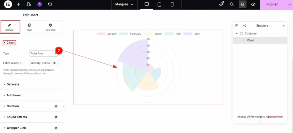 Type polar area 7 - BdThemes