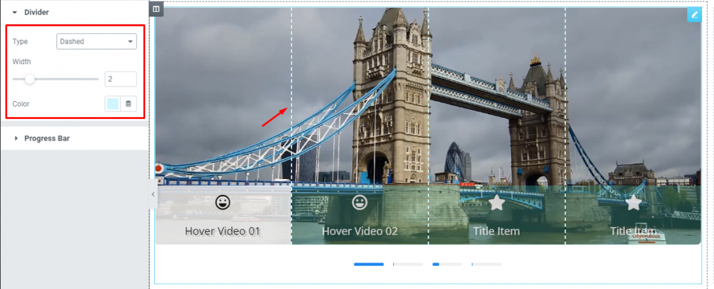 hover video widget style 5 - BdThemes