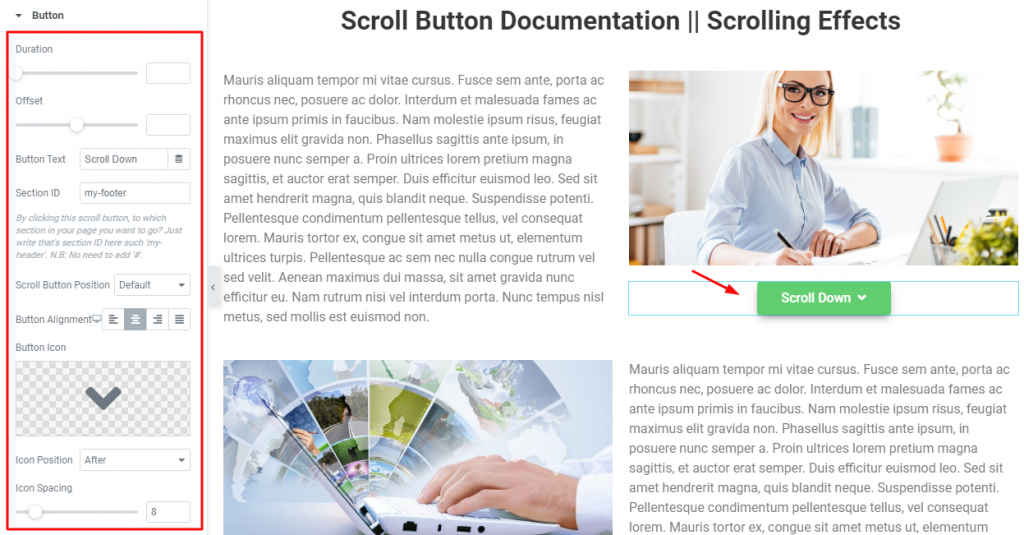 scroll button 2 2 - BdThemes