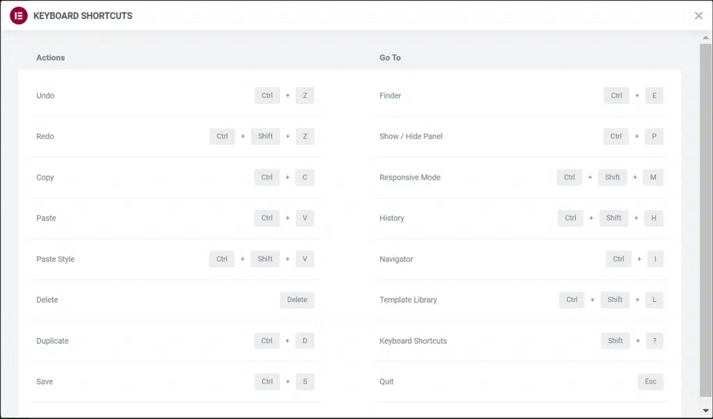 04 Use the hotkeys or shortcuts - BdThemes