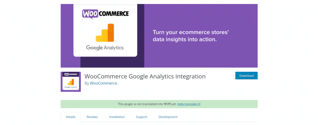 10. WooCommerce Google Analytics integration - BdThemes