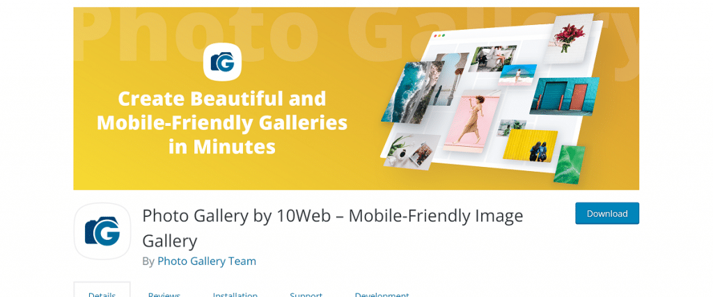 11 Photo Gallery by 10Web - BdThemes