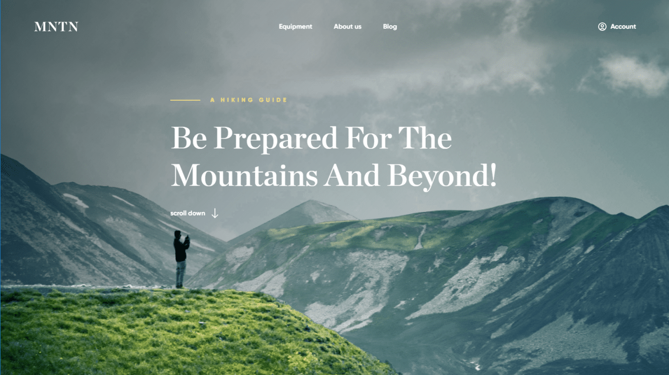 Best free one page elementor templates - BdThemes