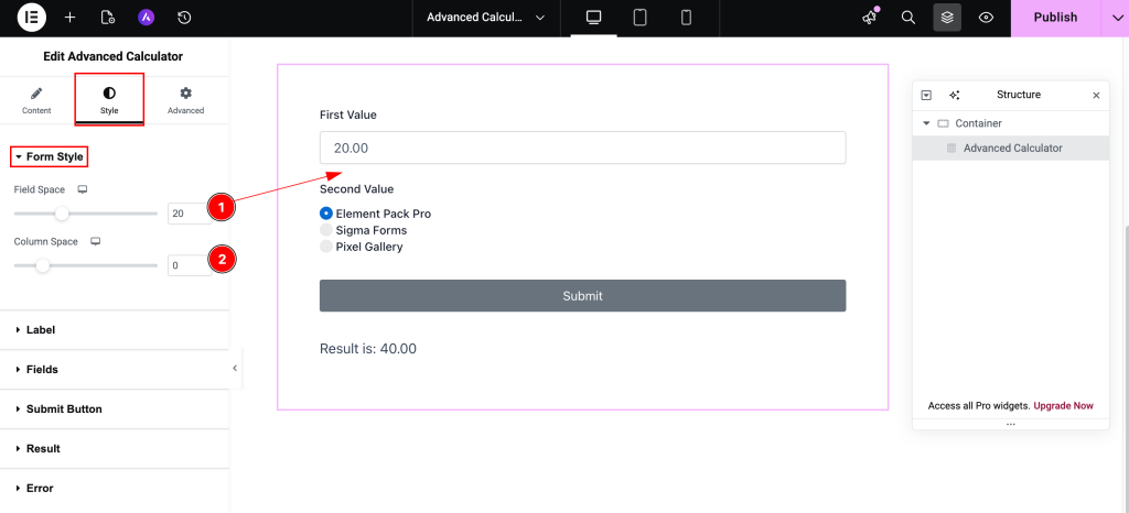 Form Style - BdThemes