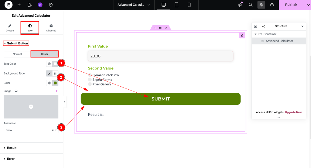 Submit Button hover - BdThemes