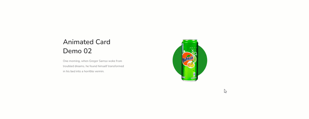 animated card widget - BdThemes