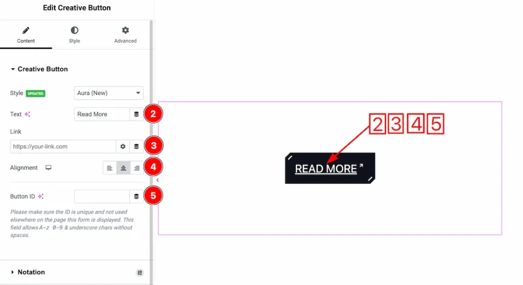 Creative Button2 - BdThemes