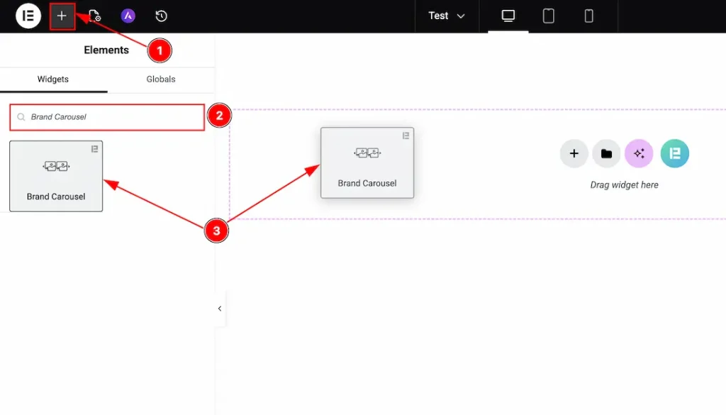 Inserting The Brand Carousel Widget