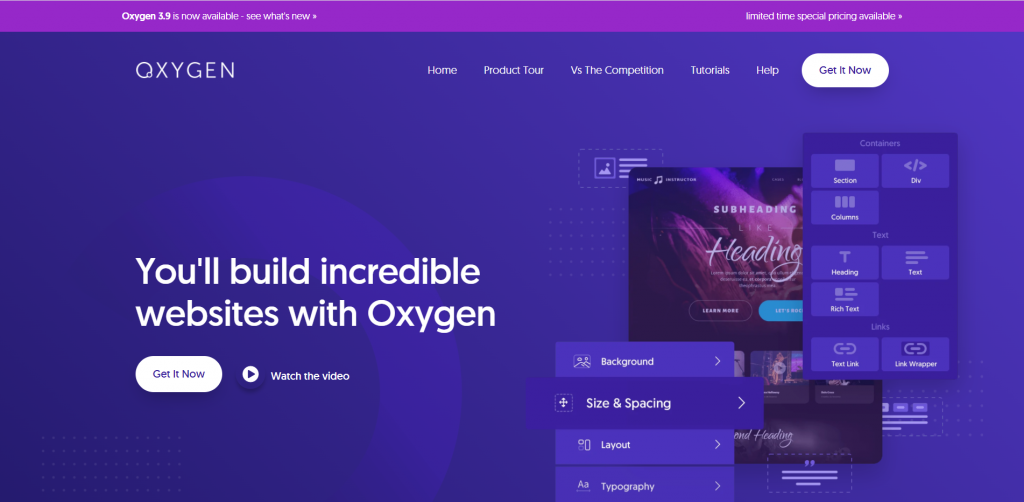 Homepage-for-Oxygen-Page-Builder-plugin-for-WordPress-Oxygen-vs-Elementor-Builder