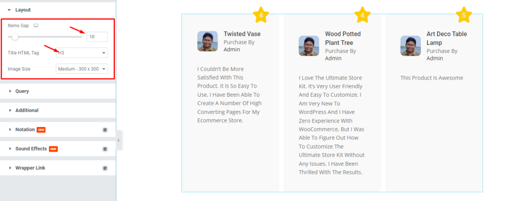 customer reviews for WooCommerce by Ultimate Store Kit