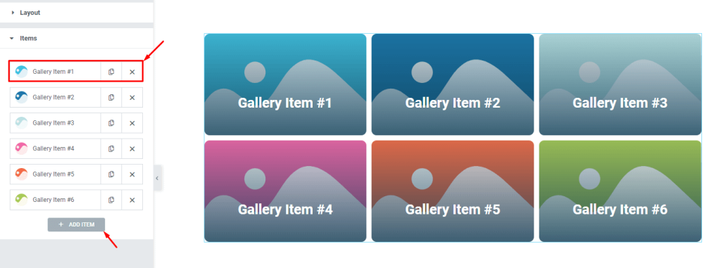 Flame gallery widget by Pixel Gallery addon for Elementor 5 - BdThemes