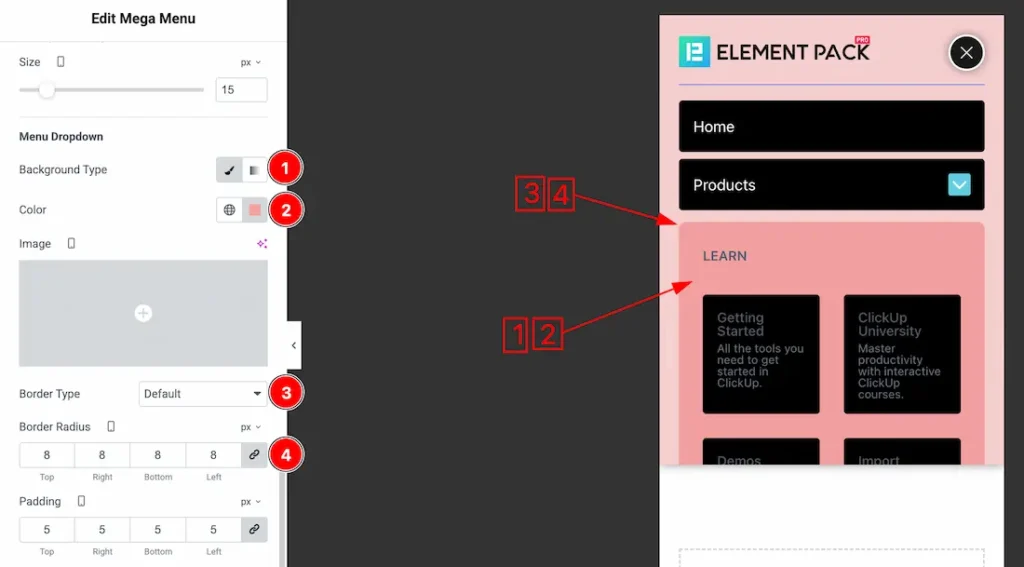 S. Offcanvas Menu Dropdown1 - BdThemes