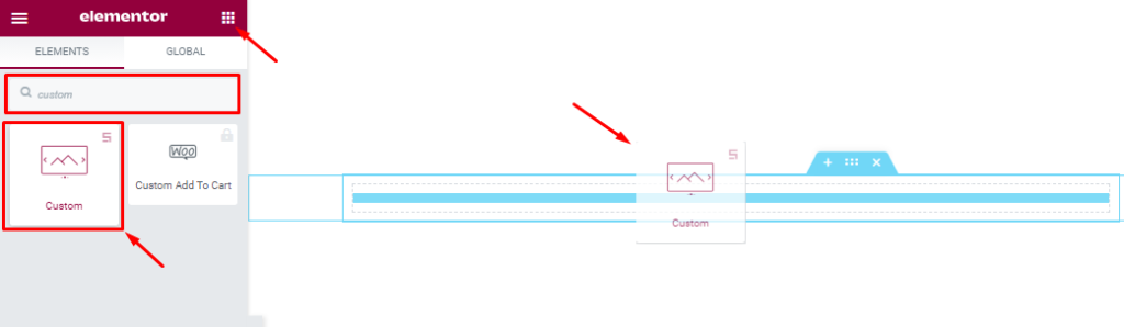 inserting custom slider widget