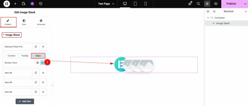 Image Stack 4 Border - BdThemes