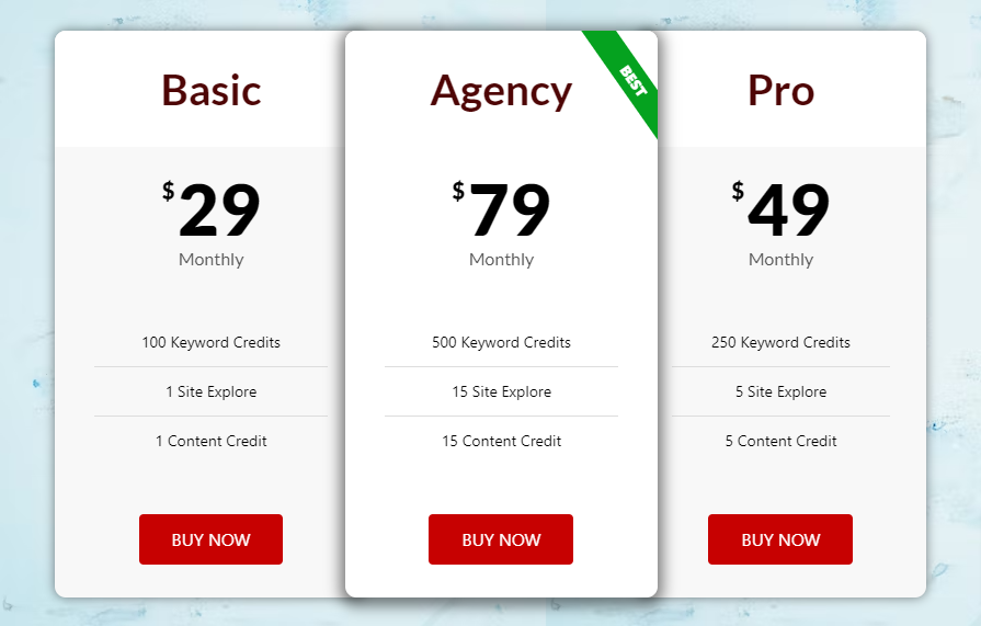 Pop Out Pricing Table Template - BdThemes