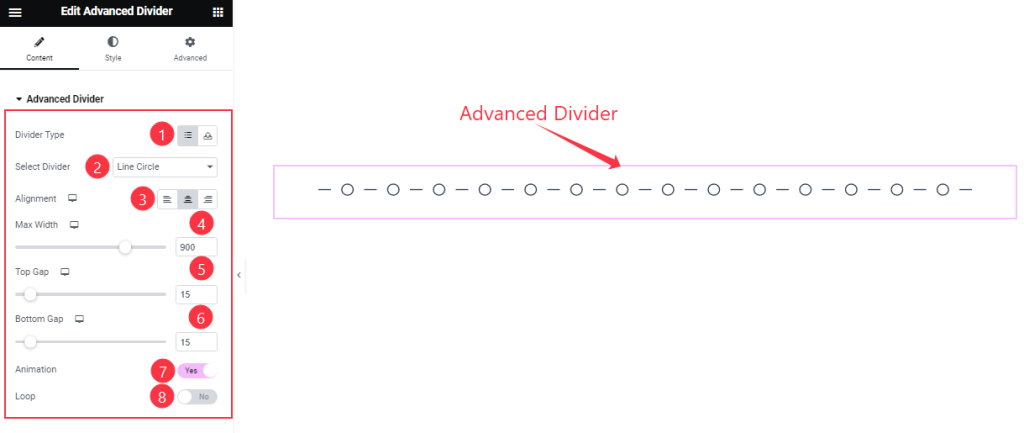 Advanced Divider - BdThemes