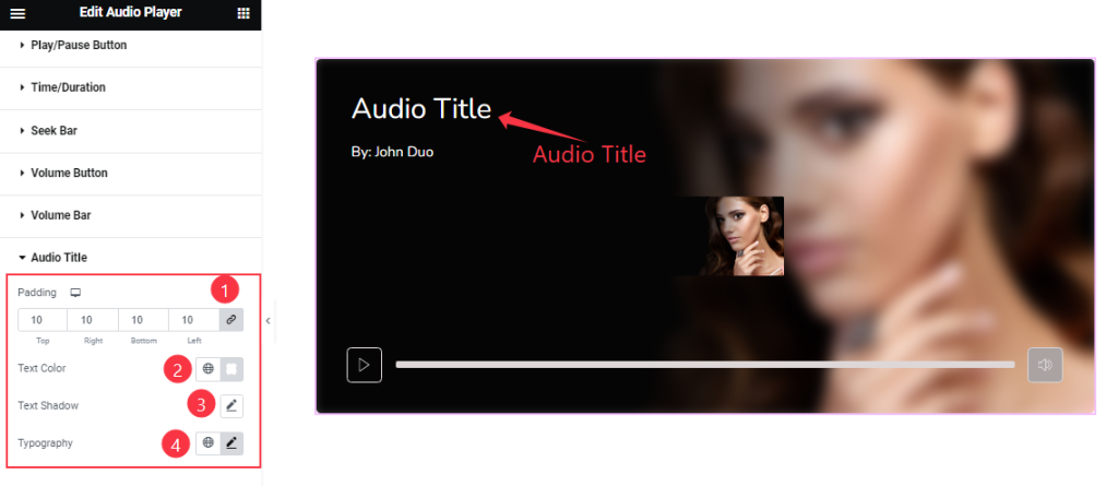 Audio Title - BdThemes