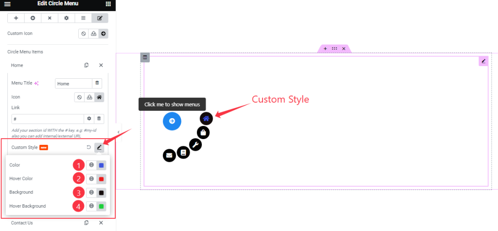 Circle Menu2 - BdThemes