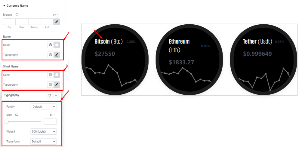 crypto currency widgets