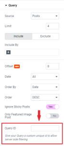 How to use Custom Query ID in Post Widgets using Element Pack Pro?