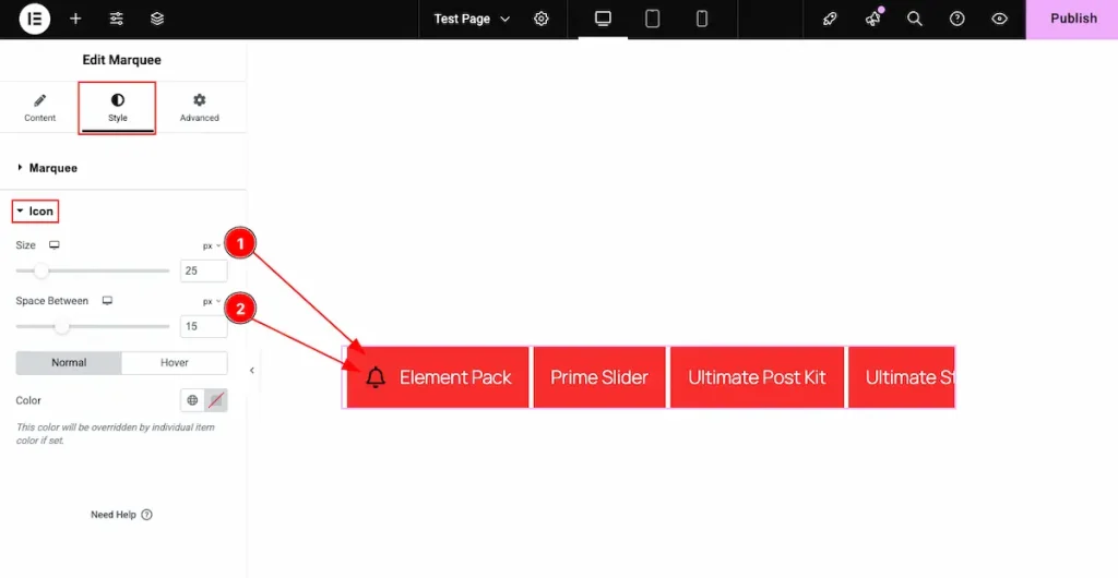Icon style - BdThemes