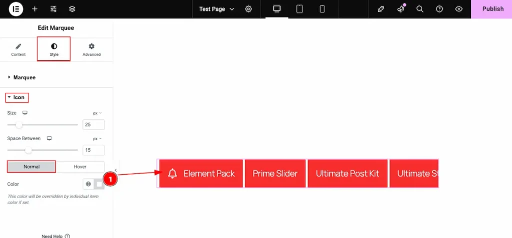 Icon style normal - BdThemes