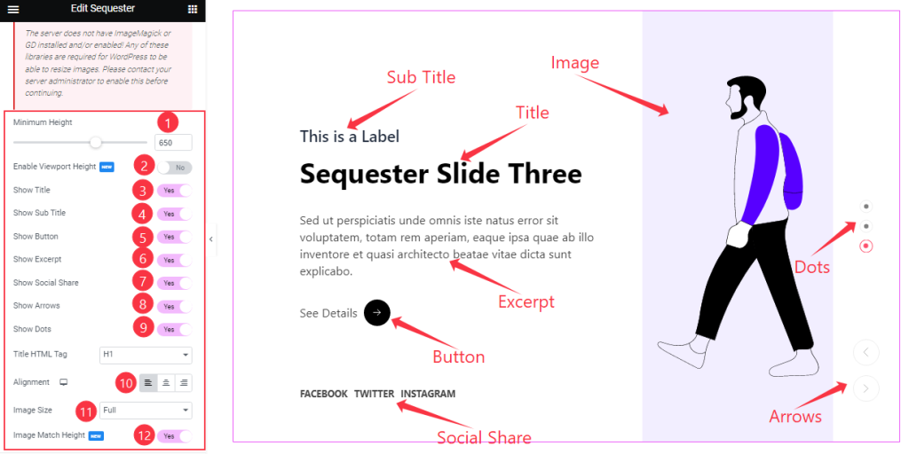 Layout Section Customizations