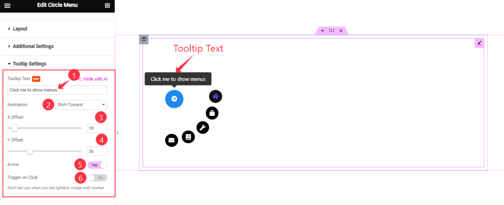 Tooltip Settings - BdThemes