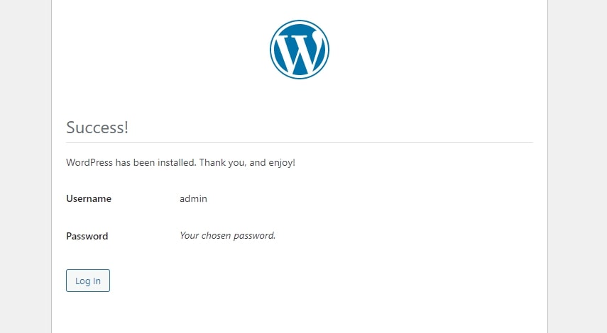 Wordpress installaion success on localhost - BdThemes