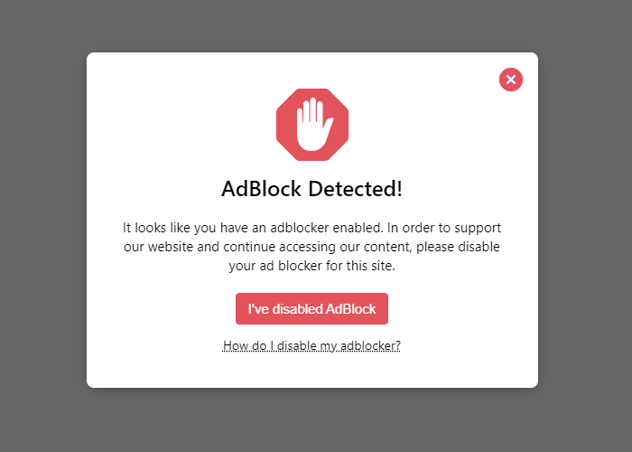 AdBlocker Detector Extension