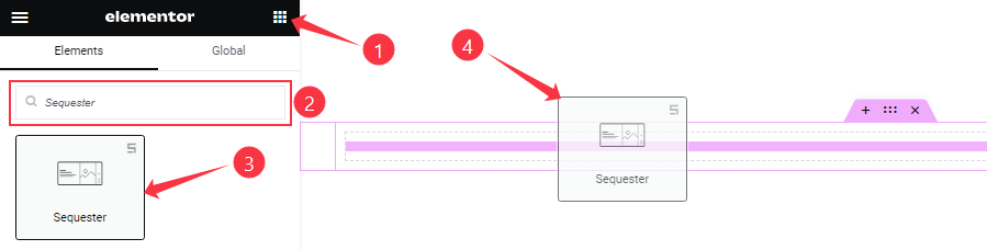 Inserting The Sequester Slider widget