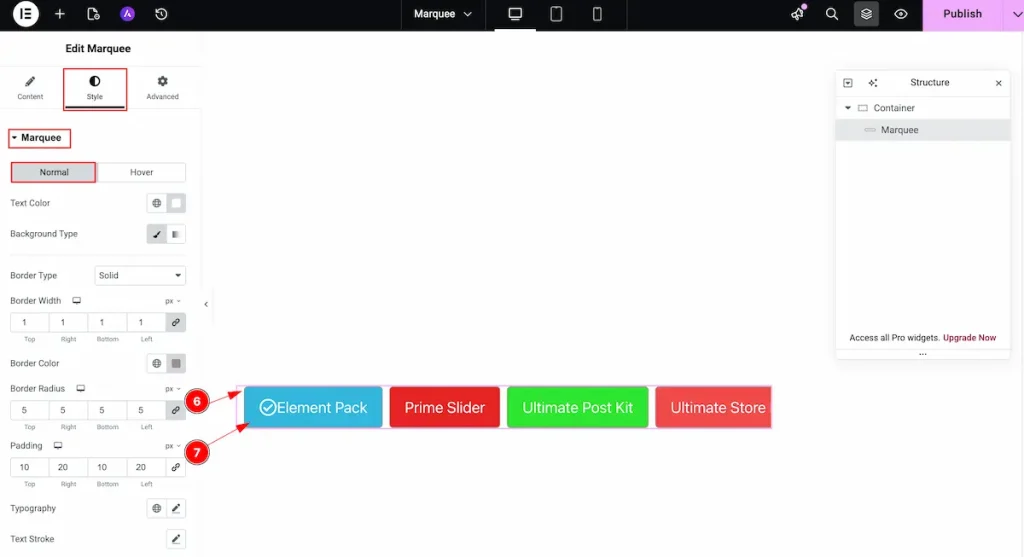 marquee 2 - BdThemes