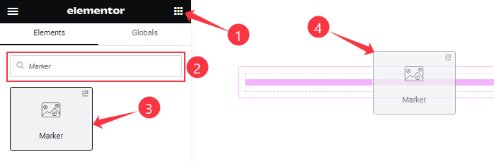 Inserting The Marker Widget