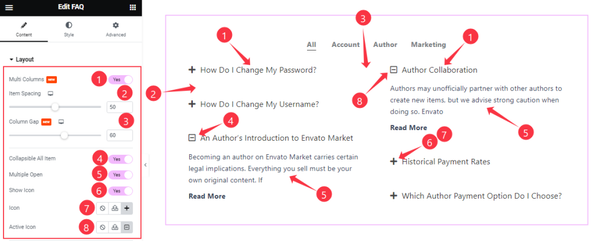 Layout Section Customizations
