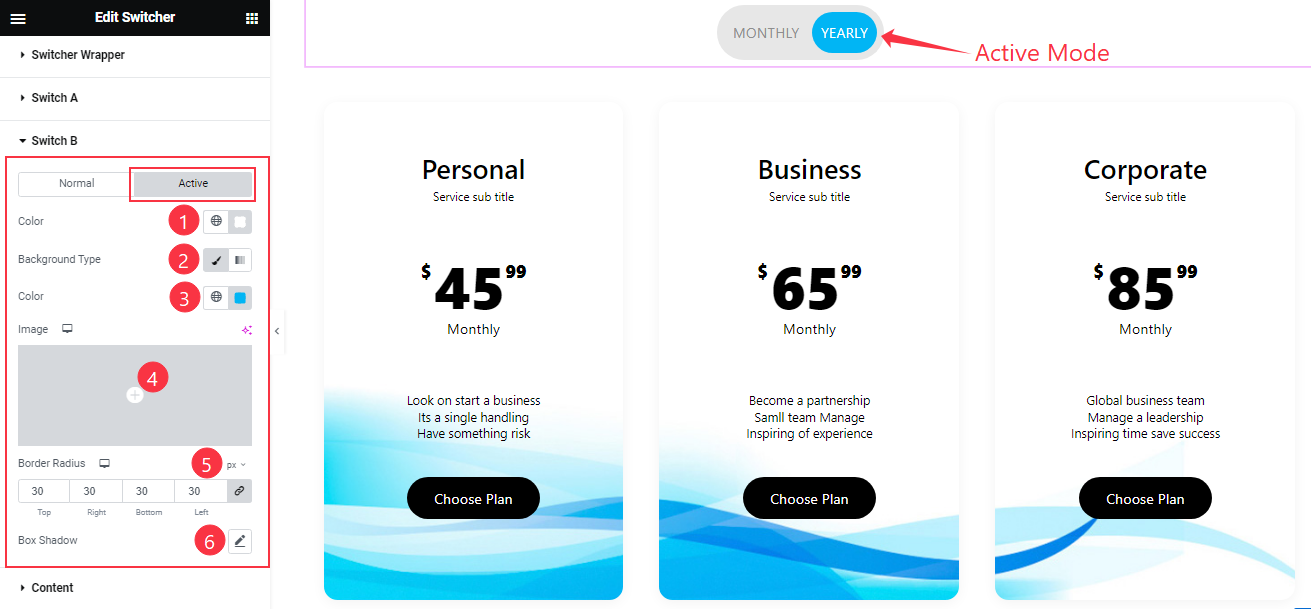 How To Use Switcher Widget By Element Pack Pro