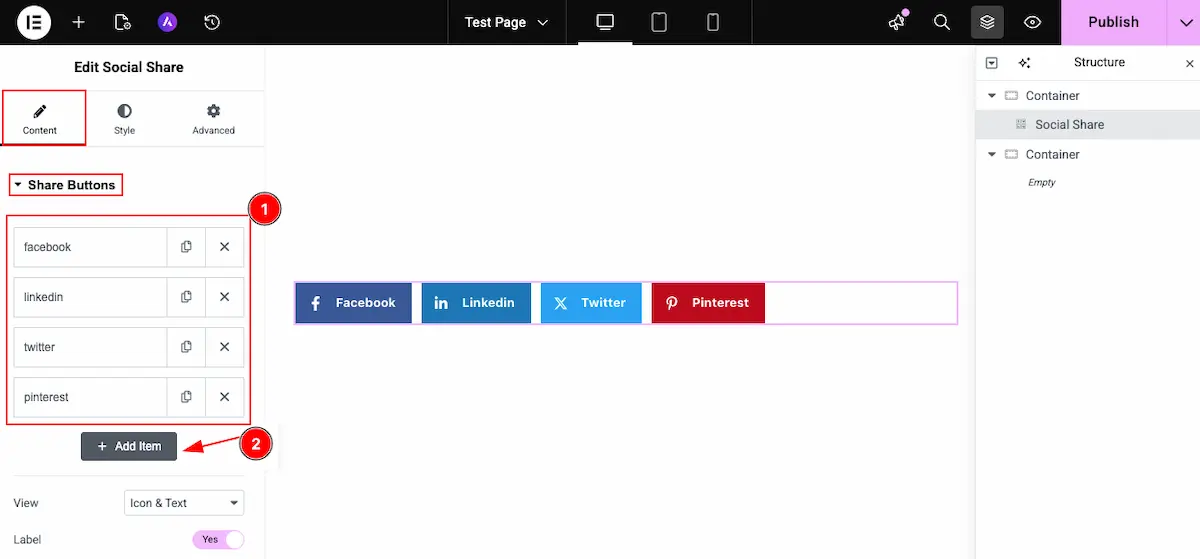 Share Buttons 1 - BdThemes