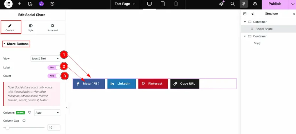 Share Buttons 4 - BdThemes