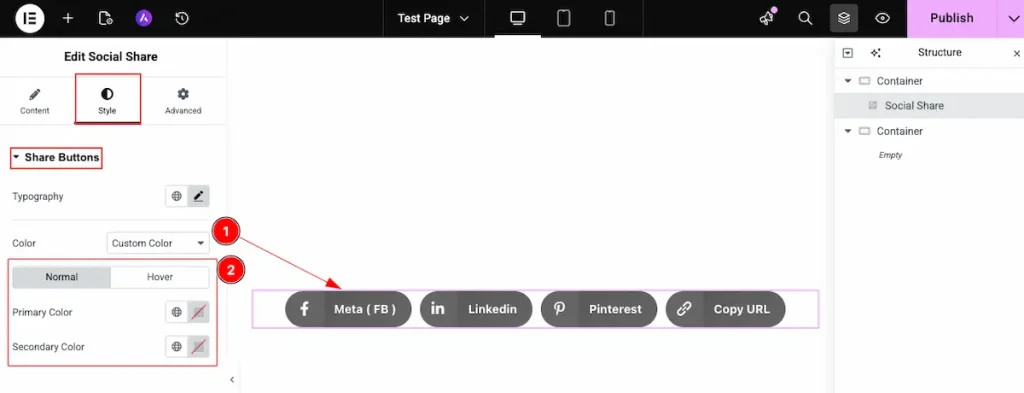 Style Button share 3 custom 1 - BdThemes