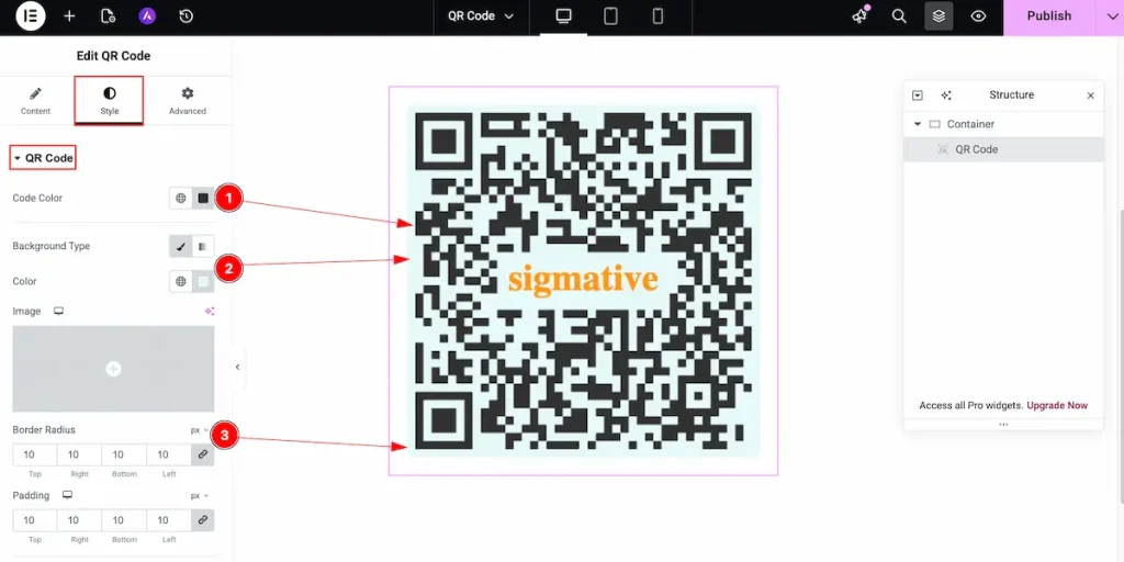 Style QR Code 1 - BdThemes