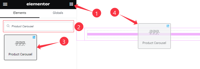 Inserting The Product Carousel Widget