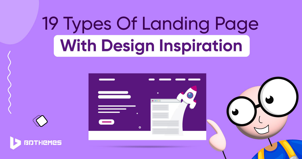 types of Landing Page with Design Inspiration
